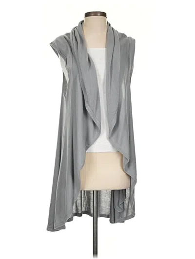 Pre-owned Talbots Cardigan Sweater In Gray