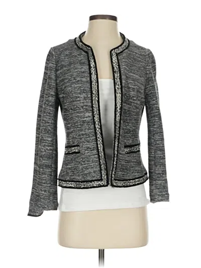 Pre-owned Talbots Cardigan Sweater In Gray