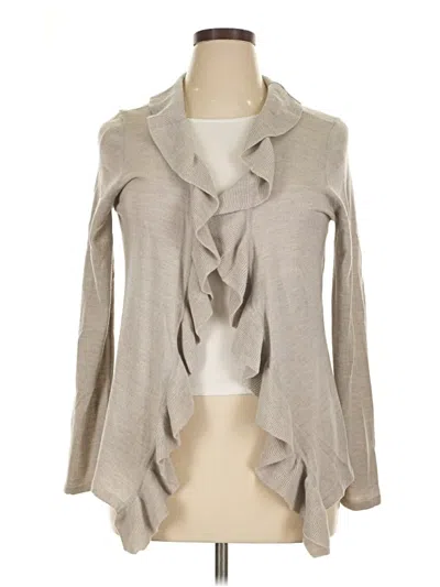 Pre-owned Talbots Cardigan Sweater In Gray