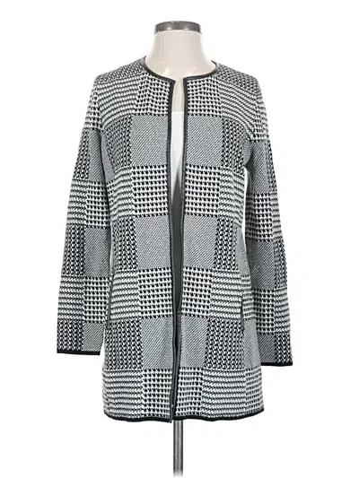 Pre-owned Talbots Cardigan Sweater In Gray