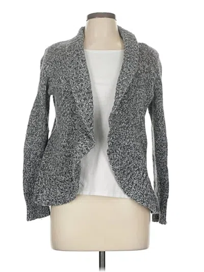 Pre-owned Talbots Cardigan Sweater In Gray