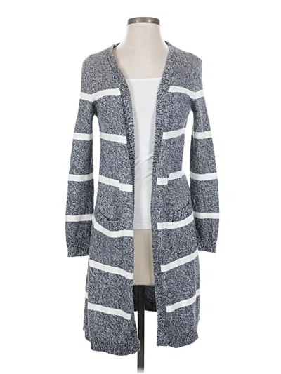 Pre-owned Talbots Cardigan Sweater In Gray