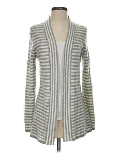 Pre-owned Talbots Cardigan Sweater In Gray