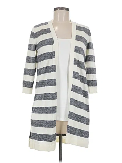 Pre-owned Talbots Cardigan Sweater In Gray