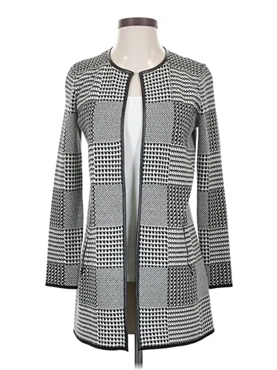 Pre-owned Talbots Cardigan Sweater In Gray