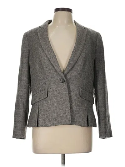 Pre-owned Talbots Cardigan Sweater In Gray