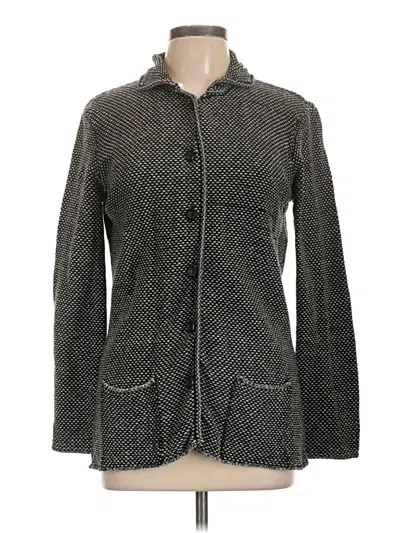 Pre-owned Talbots Cardigan Sweater In Gray