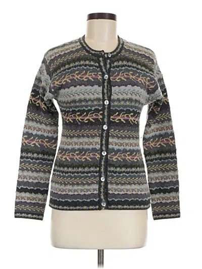 Pre-owned Talbots Cardigan Sweater In Gray
