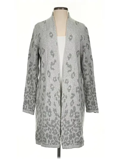 Pre-owned Talbots Cardigan Sweater In Gray