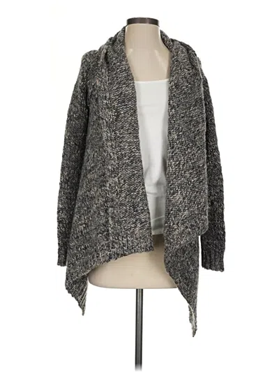 Pre-owned Talbots Cardigan Sweater In Gray