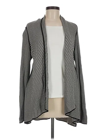 Pre-owned Talbots Cardigan Sweater In Gray
