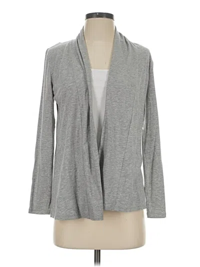 Pre-owned Talbots Cardigan Sweater In Gray