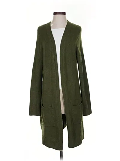Pre-owned Talbots Cardigan Sweater In Green