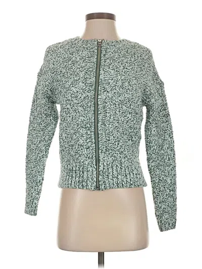 Talbots Cardigan Sweater In Green