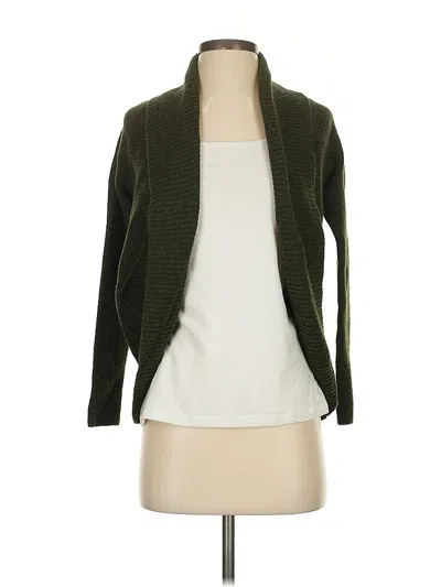 Pre-owned Talbots Cardigan Sweater In Green