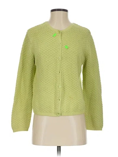 Pre-owned Talbots Cardigan Sweater In Green