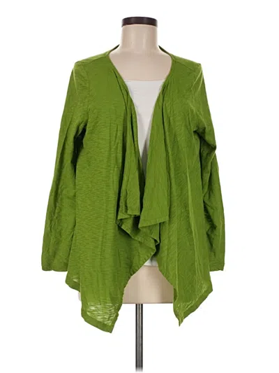 Pre-owned Talbots Cardigan Sweater In Green