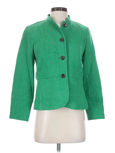 Pre-owned Talbots Cardigan Sweater In Green