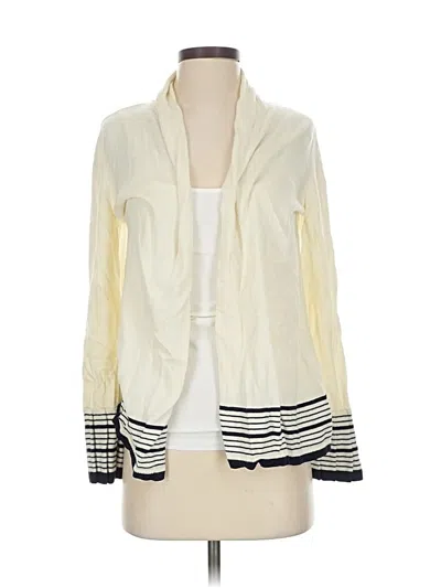 Pre-owned Talbots Cardigan Sweater In Ivory