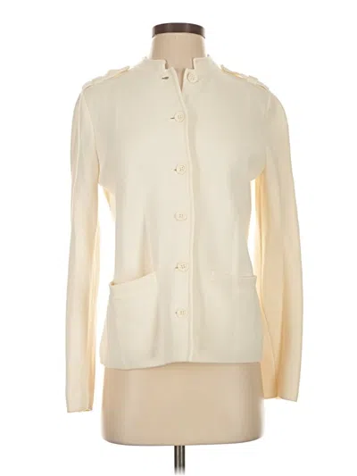 Pre-owned Talbots Cardigan Sweater In Ivory