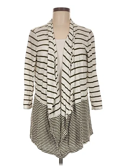Pre-owned Talbots Cardigan Sweater In Ivory