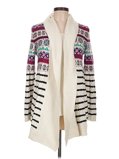 Pre-owned Talbots Cardigan Sweater In Ivory