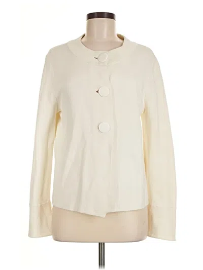Pre-owned Talbots Cardigan Sweater In Ivory