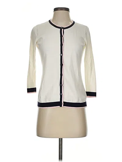 Pre-owned Talbots Cardigan Sweater In Ivory