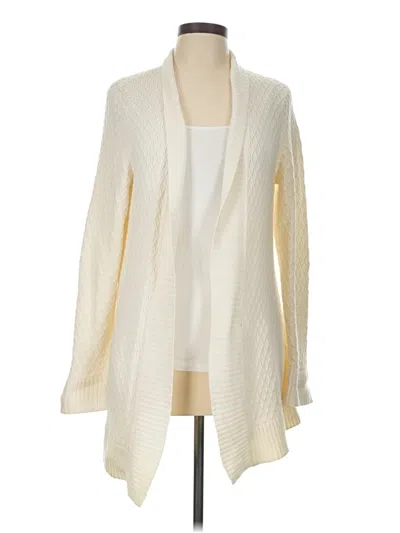 Pre-owned Talbots Cardigan Sweater In Ivory