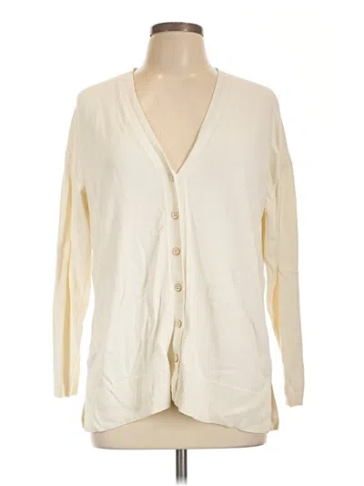 Pre-owned Talbots Cardigan Sweater In Ivory