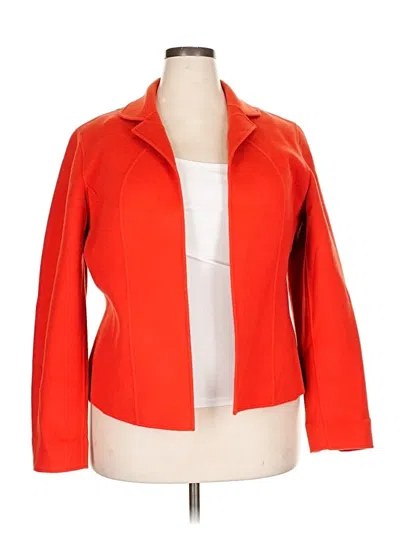 Pre-owned Talbots Cardigan Sweater In Orange