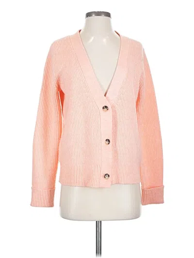 Pre-owned Talbots Cardigan Sweater In Orange