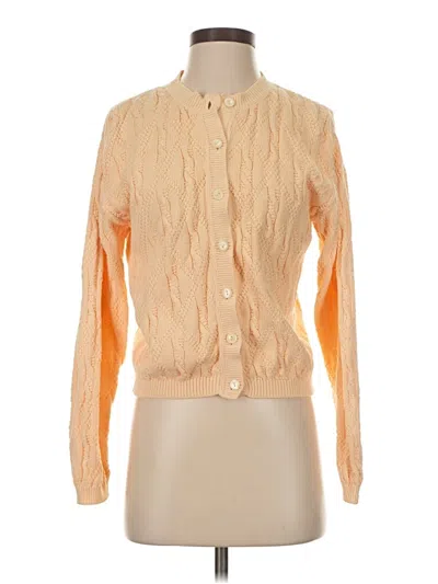 Pre-owned Talbots Cardigan Sweater In Orange