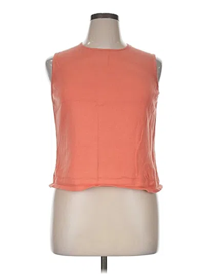 Pre-owned Talbots Cardigan Sweater In Orange