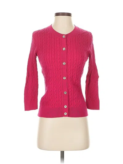 Pre-owned Talbots Cardigan Sweater In Pink