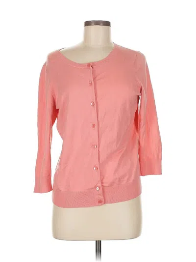 Pre-owned Talbots Cardigan Sweater In Pink