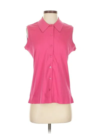 Pre-owned Talbots Cardigan Sweater In Pink