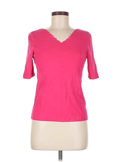 Pre-owned Talbots Cardigan Sweater In Pink