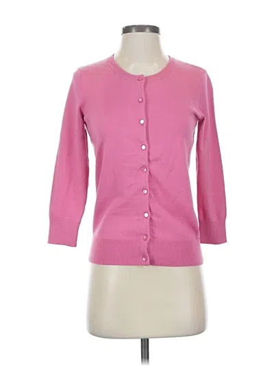 Pre-owned Talbots Cardigan Sweater In Pink