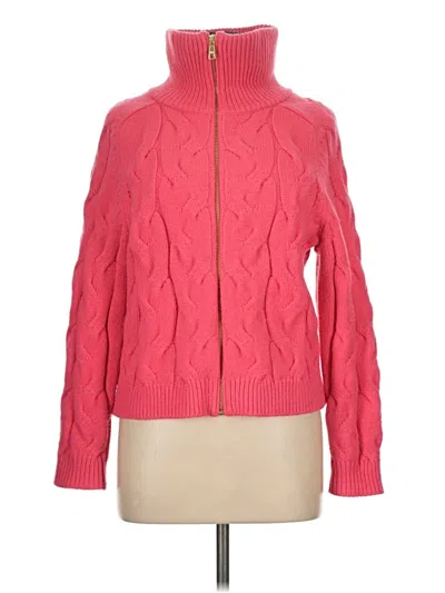 Pre-owned Talbots Cardigan Sweater In Pink