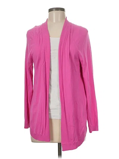 Pre-owned Talbots Cardigan Sweater In Pink