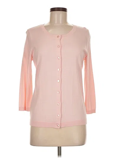 Pre-owned Talbots Cardigan Sweater In Pink