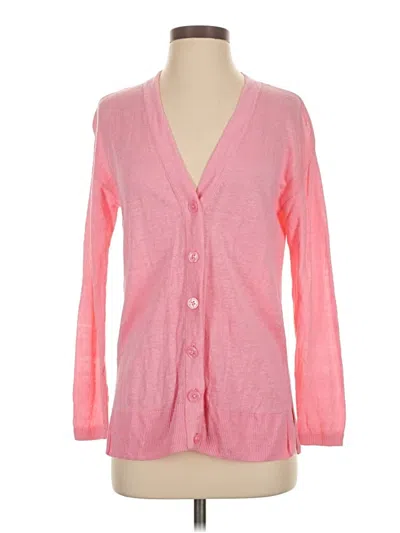 Pre-owned Talbots Cardigan Sweater In Pink