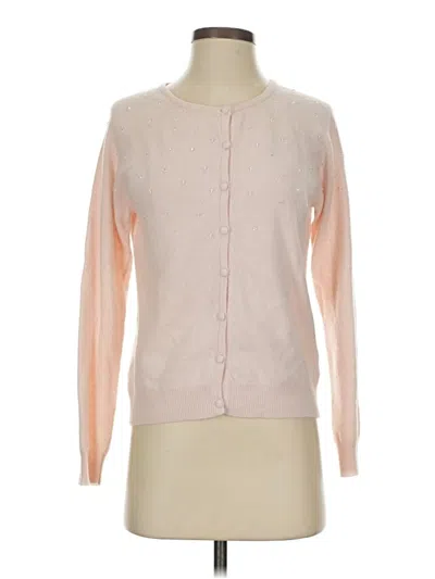 Pre-owned Talbots Cardigan Sweater In Pink