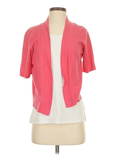 Pre-owned Talbots Cardigan Sweater In Pink