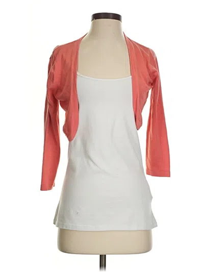 Pre-owned Talbots Cardigan Sweater In Pink