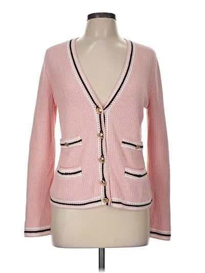 Pre-owned Talbots Cardigan Sweater In Pink