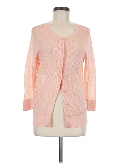 Pre-owned Talbots Cardigan Sweater In Pink