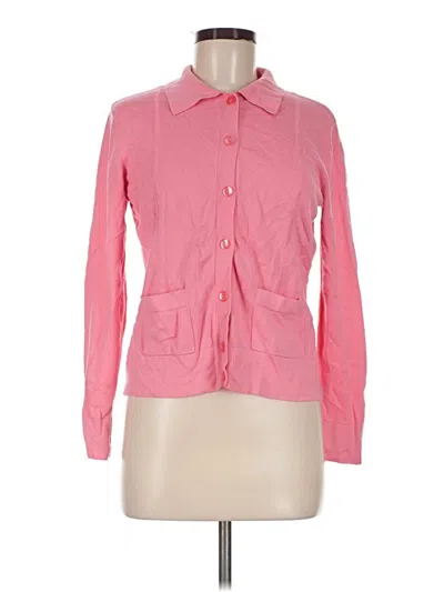 Pre-owned Talbots Cardigan Sweater In Pink