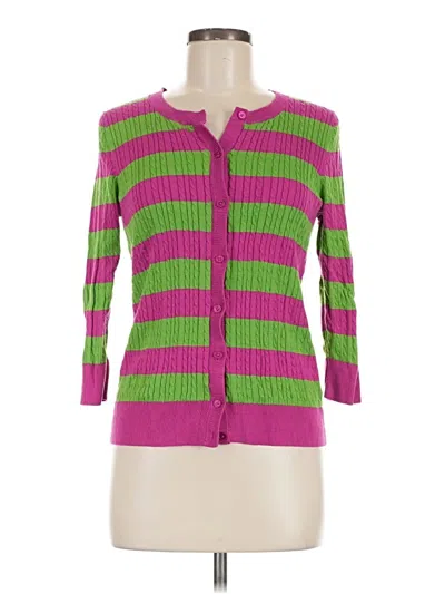 Pre-owned Talbots Cardigan Sweater In Pink